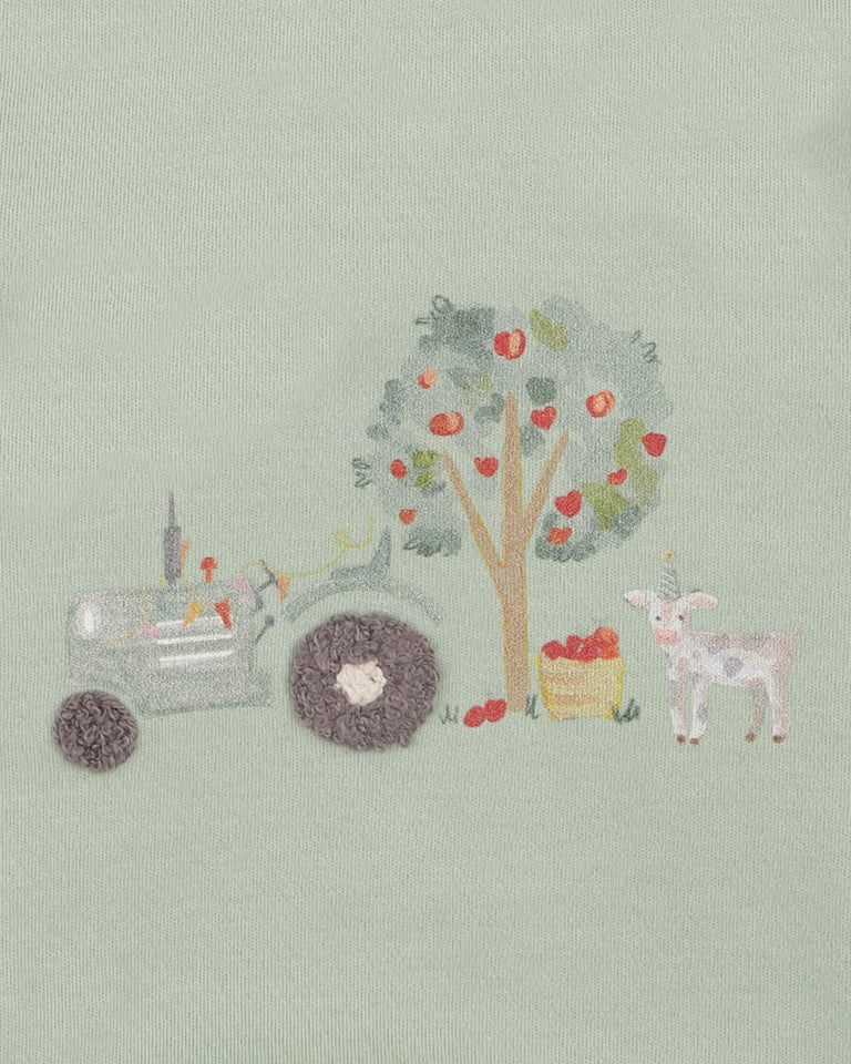 Bebe By Minihaha / Scout Organic Tractor Oversized Bodysuit