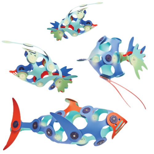 Clixo / Glow in the Dark Ocean Creatures Pack