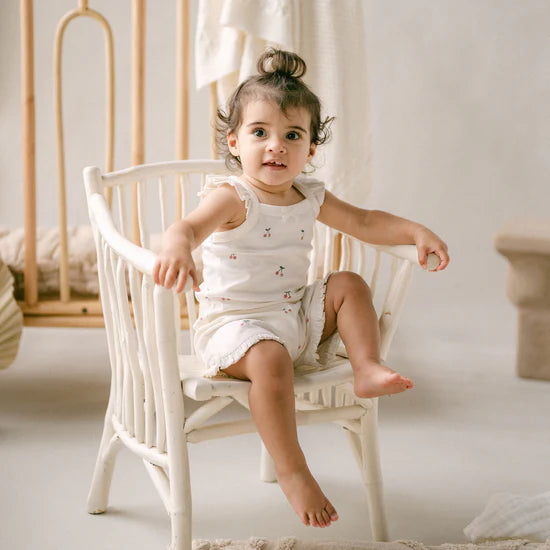 Aster & Oak / Cherry Ruffle Set