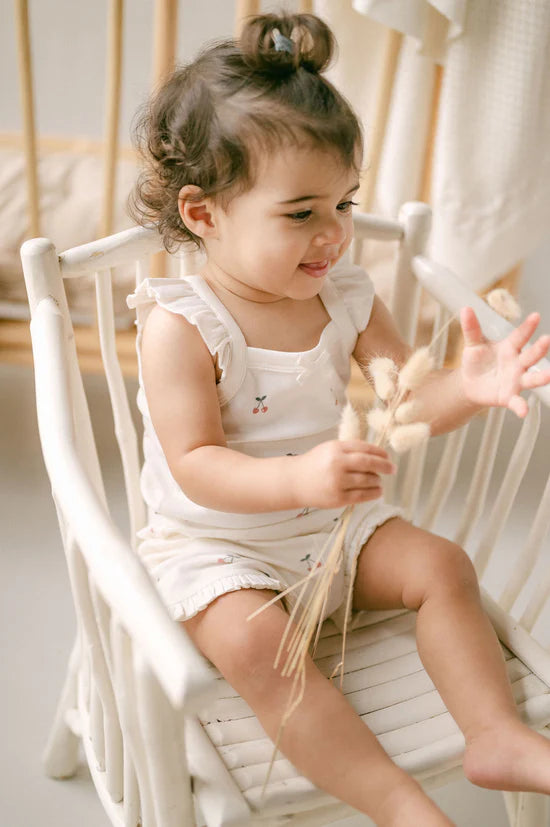 Aster & Oak / Cherry Ruffle Set