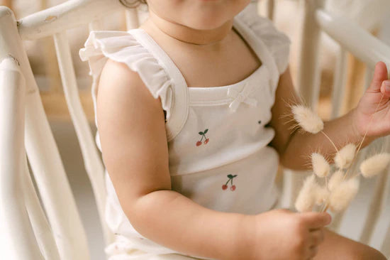 Aster & Oak / Cherry Ruffle Set