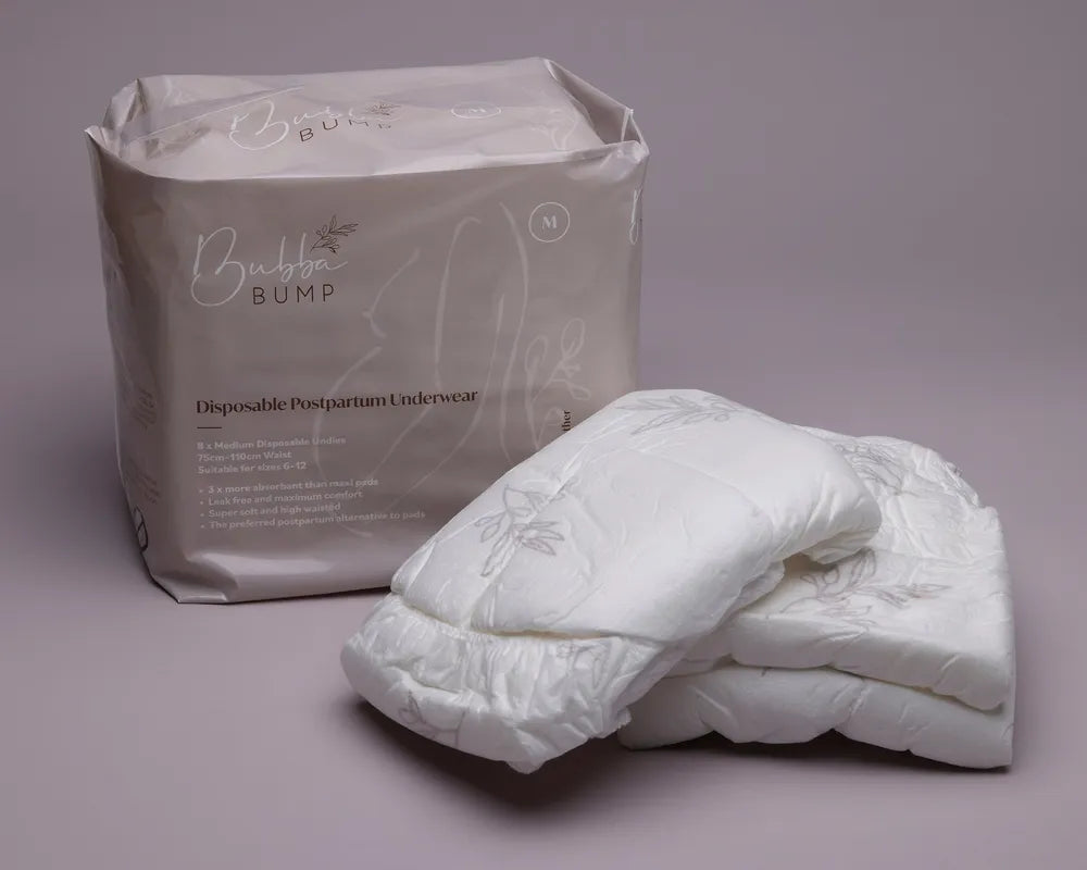 Bubba Bump / Disposable Postpartum Underwear - Size Medium (6-12)