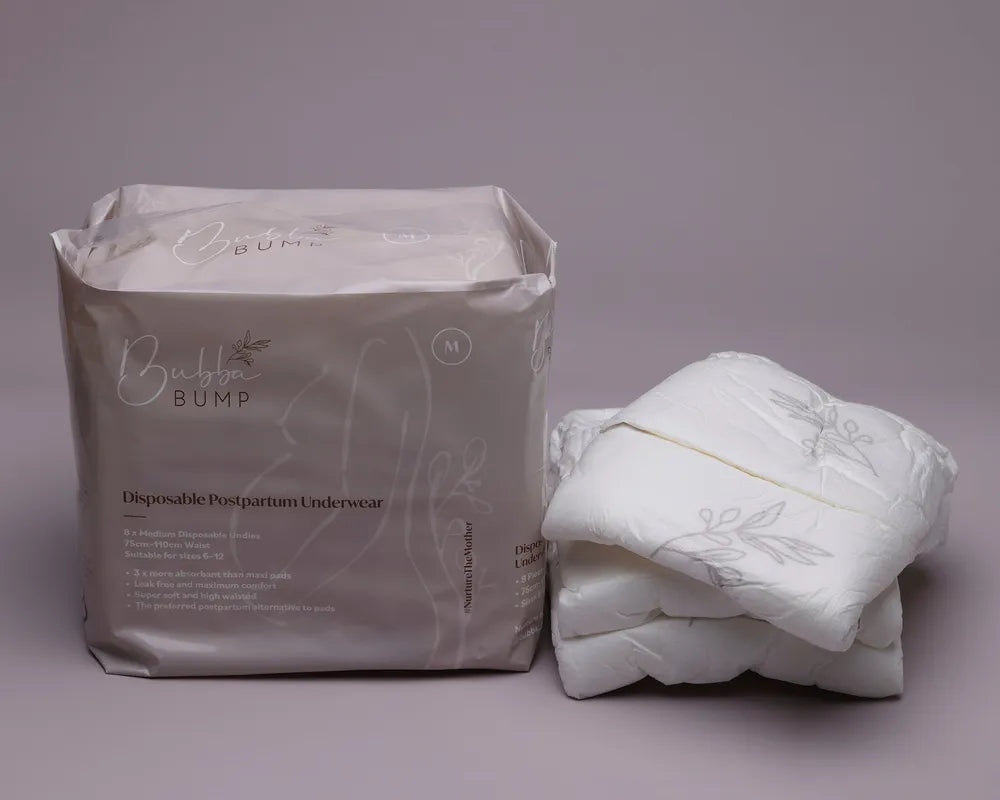 Bubba Bump / Disposable Postpartum Underwear - Size Medium (6-12)