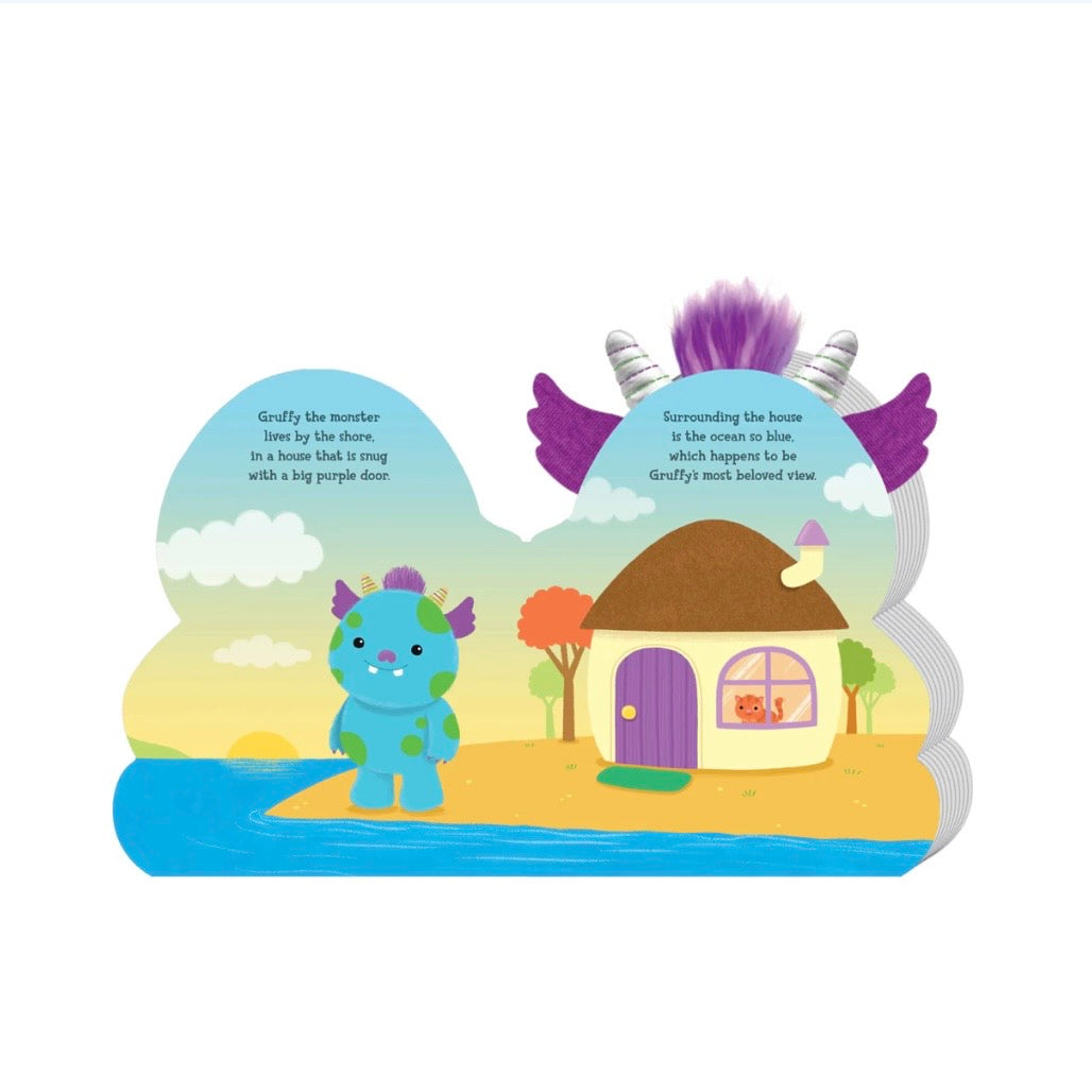 Chunky Plush Book - Gruffy the Monster