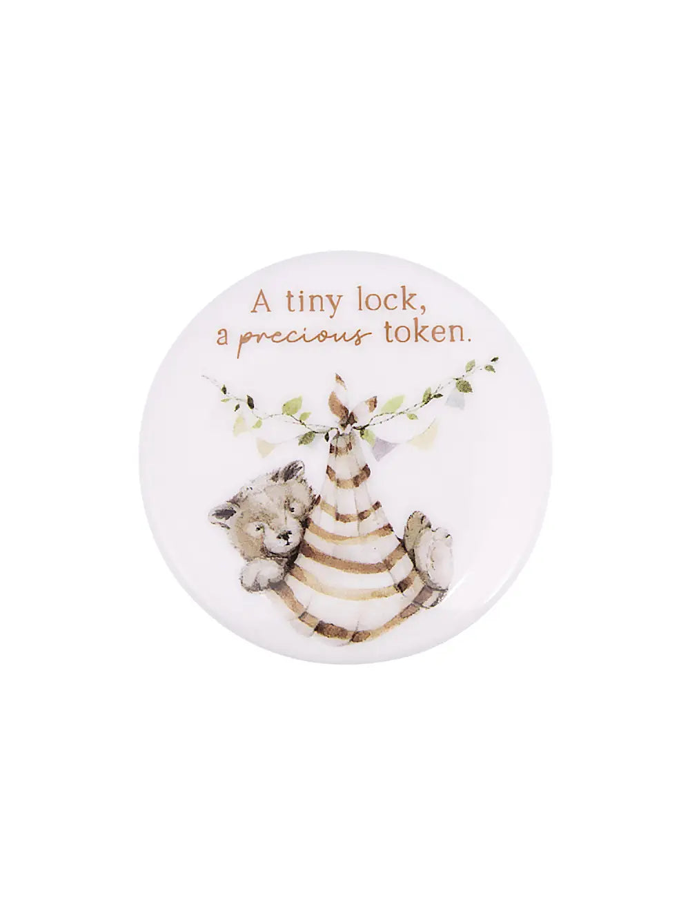 Tiny Wonders / My First Curl Ceramic Keepsake Box