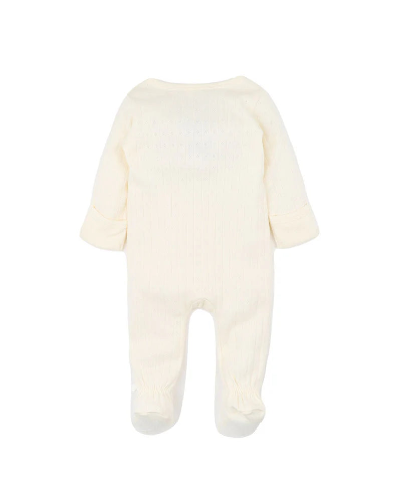 Bebe By Minihaha / Milk Organic Pointelle LS Onesie