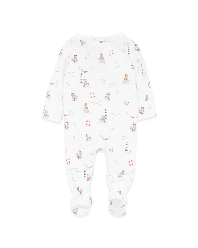 Bebe By Minihaha / Axel Organic Long Sleeve Zip Onesie