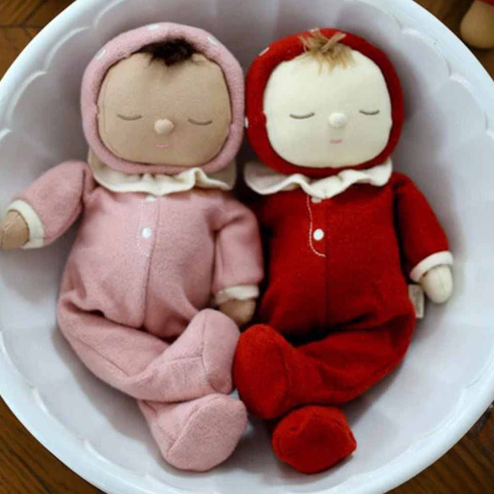 Olli Ella / Dozy Dinkum Doll - Toadstool Pip Pink