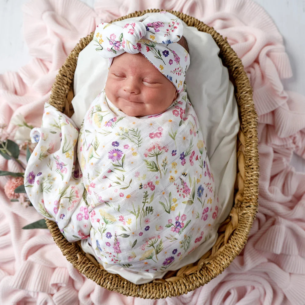 Snuggle Hunny / Organic Muslin Wrap - Gracie