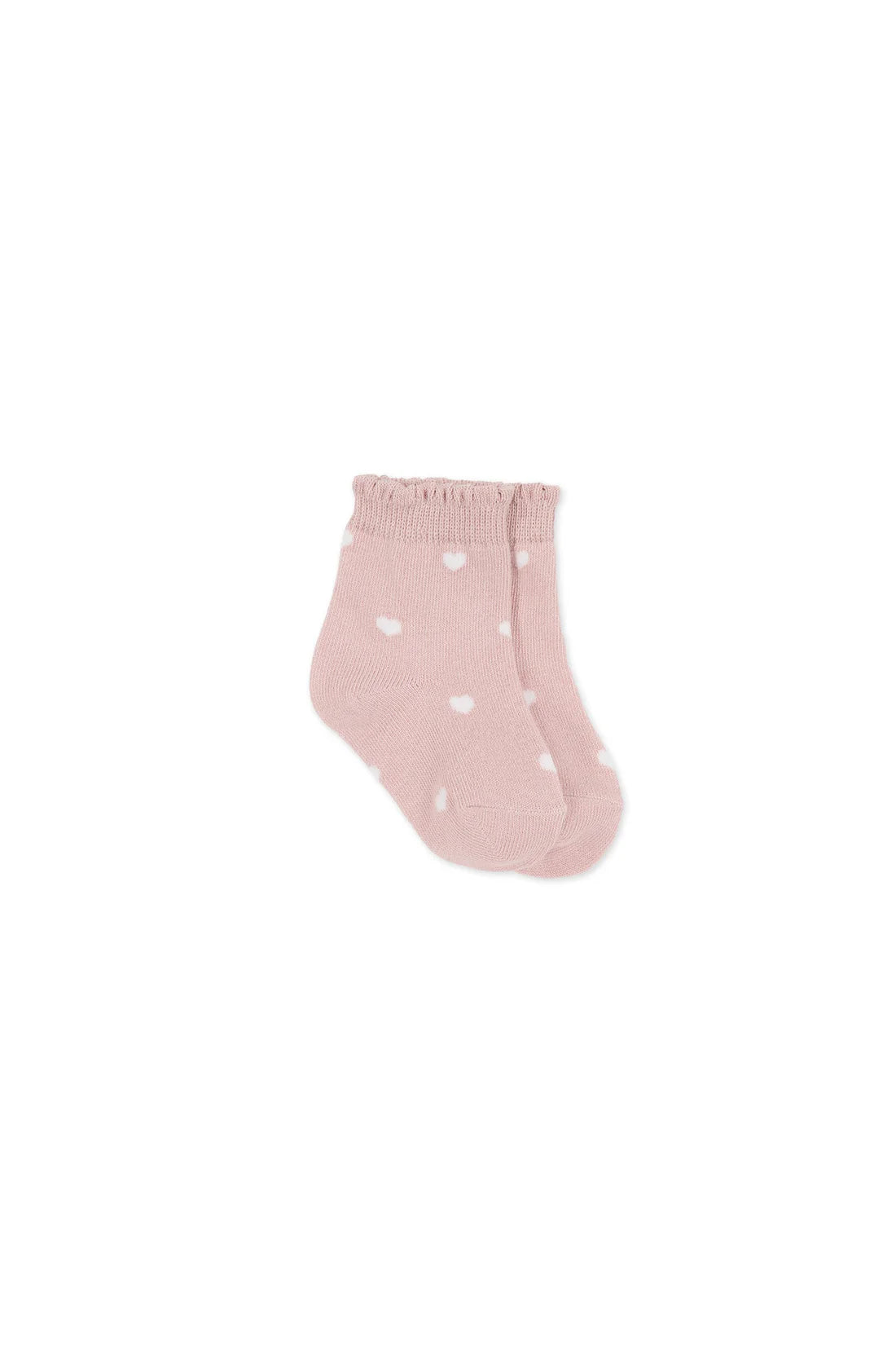 Jamie Kay / Mirabel Sock - Petite Heart Rose Smoke