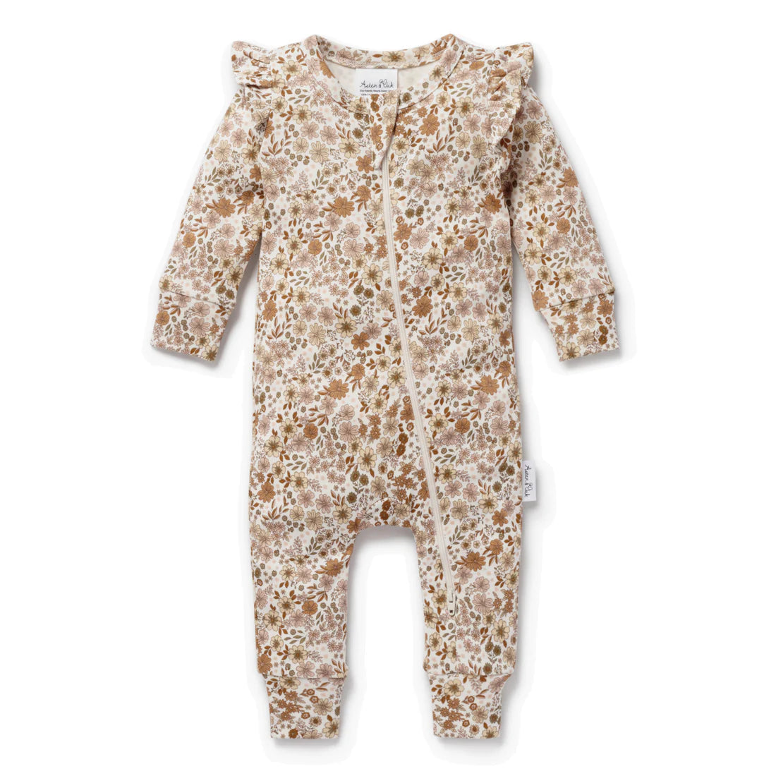 Aster & Oak / Bailey Floral Zip Romper