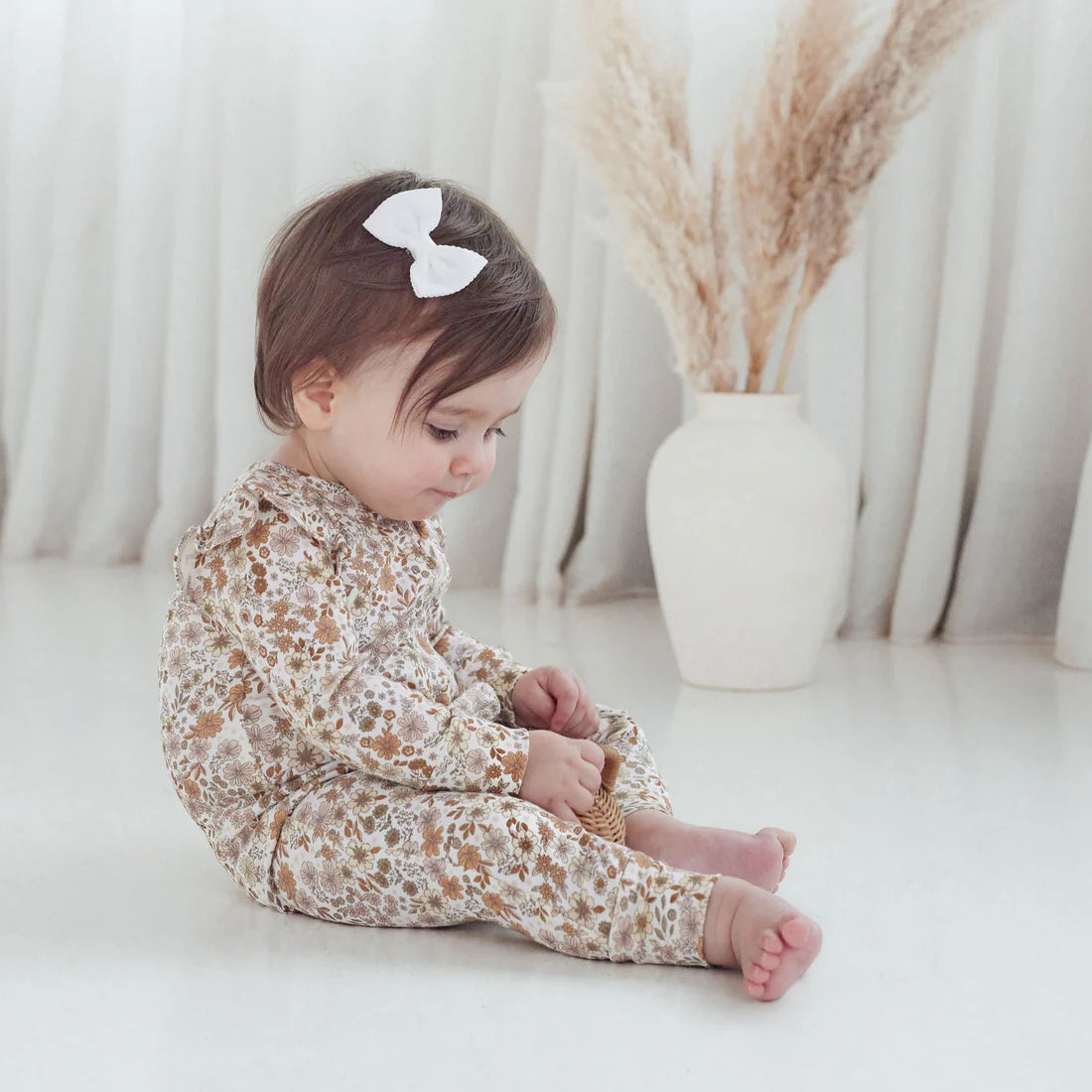 Aster & Oak / Bailey Floral Zip Romper