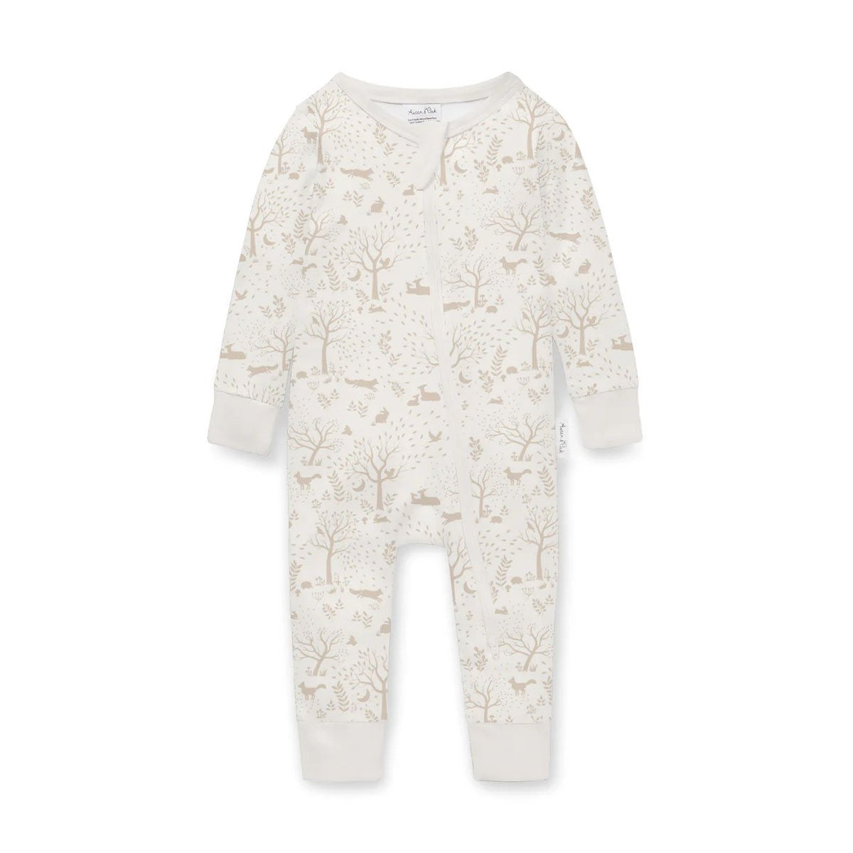 Aster & Oak / Woodland Ditsy Zip Romper