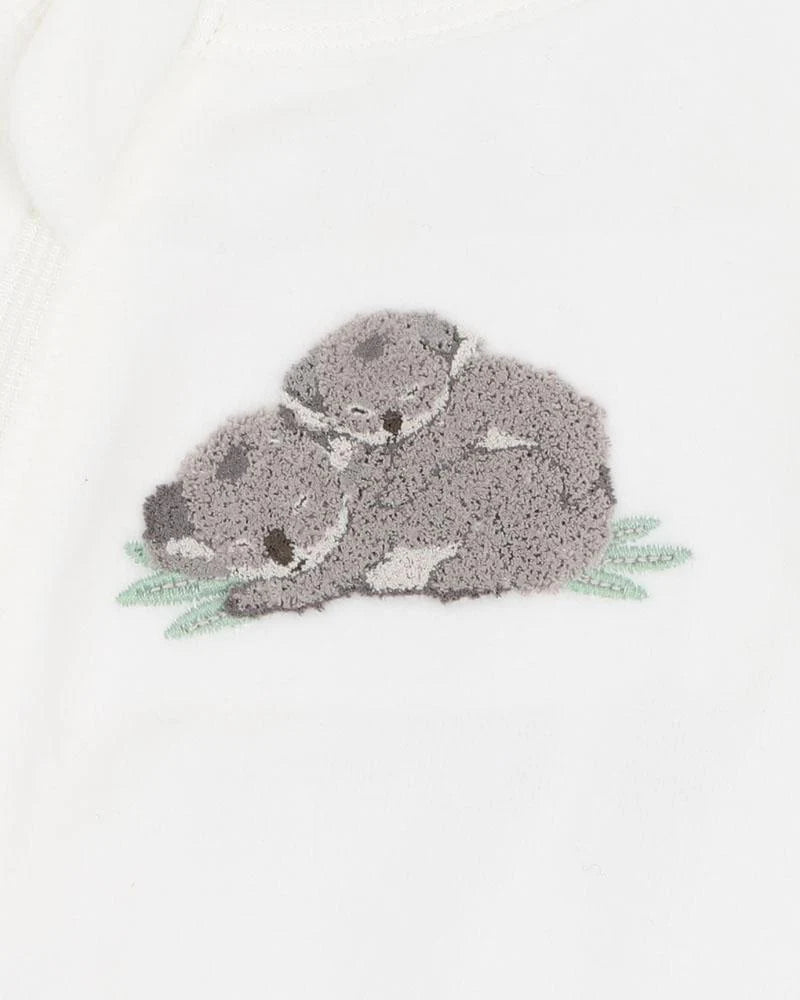 Bebe By Minihaha / Bailey Koala Velour Onesie