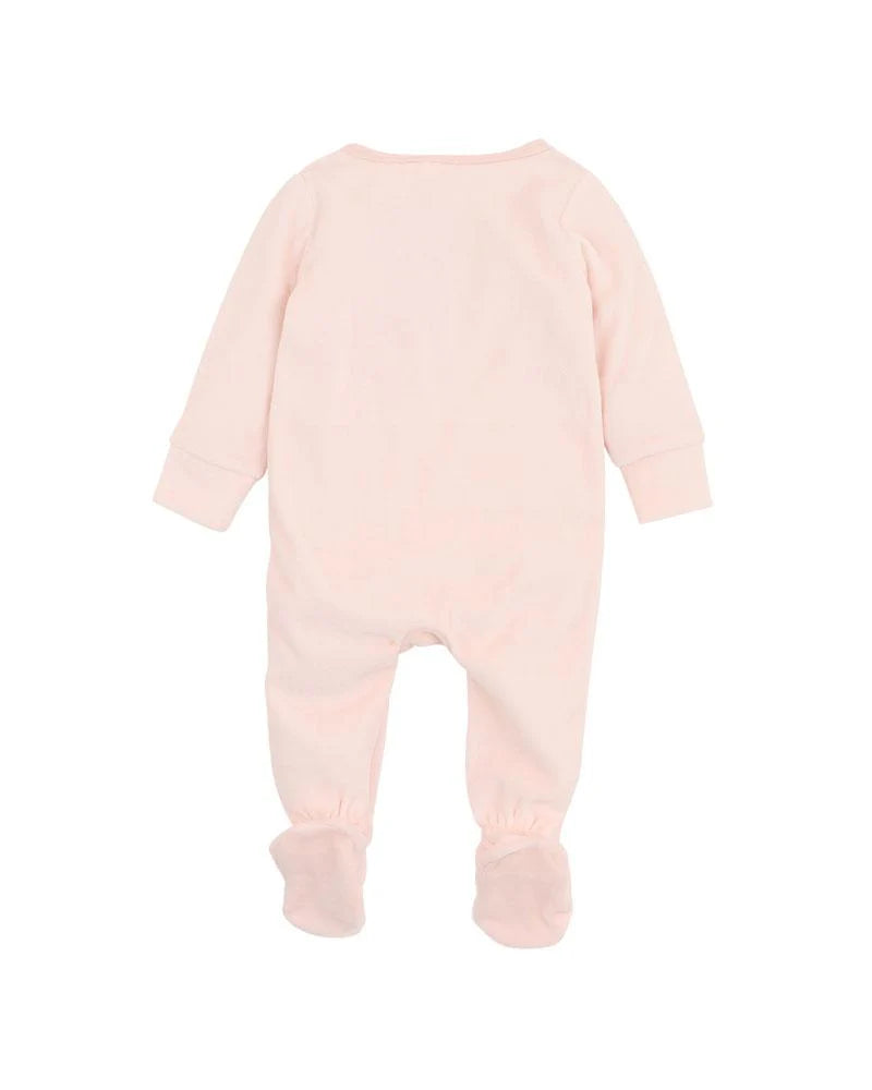Bebe By Minihaha / Nancy Velour LS Zip Onesie