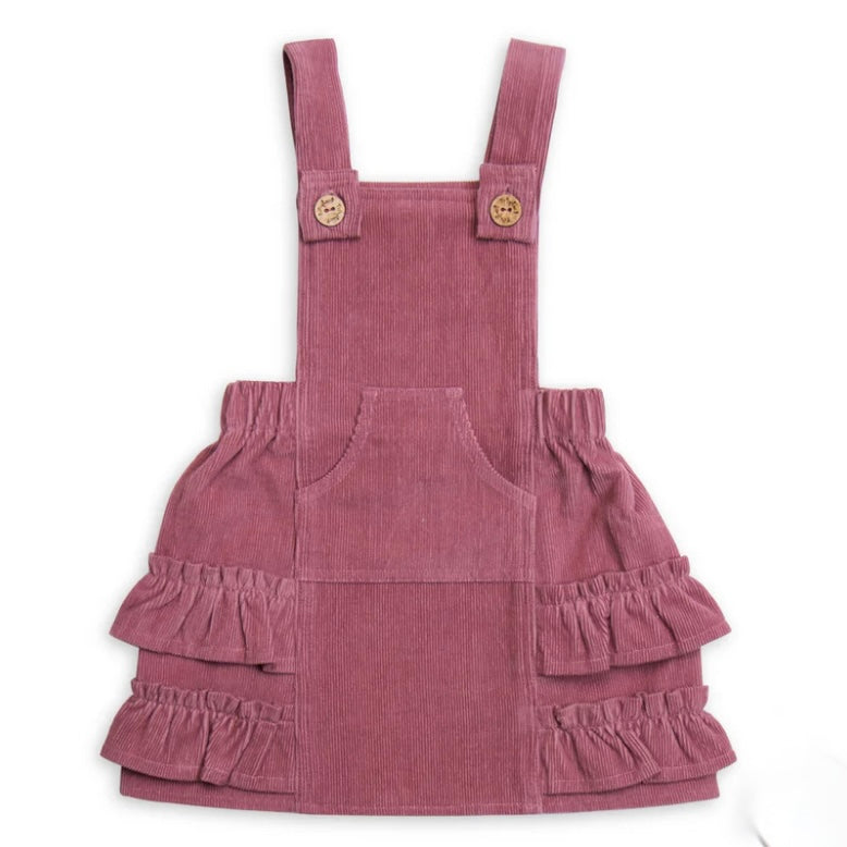 Tiny Twig / Pinafore Corduroy - Rose