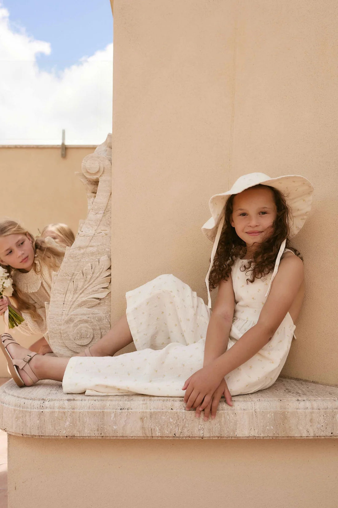 Jamie Kay / Organic Cotton Muslin Lana Jumpsuit - Vintage Ditsy