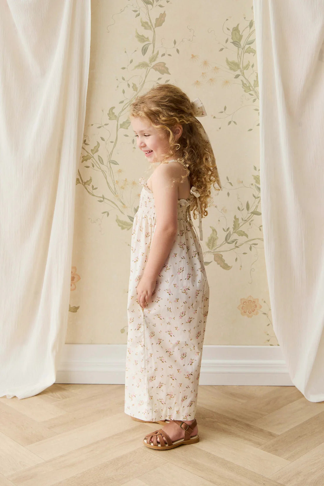 Jamie Kay / Organic Cotton Arabella Jumpsuit - Bianca Antique