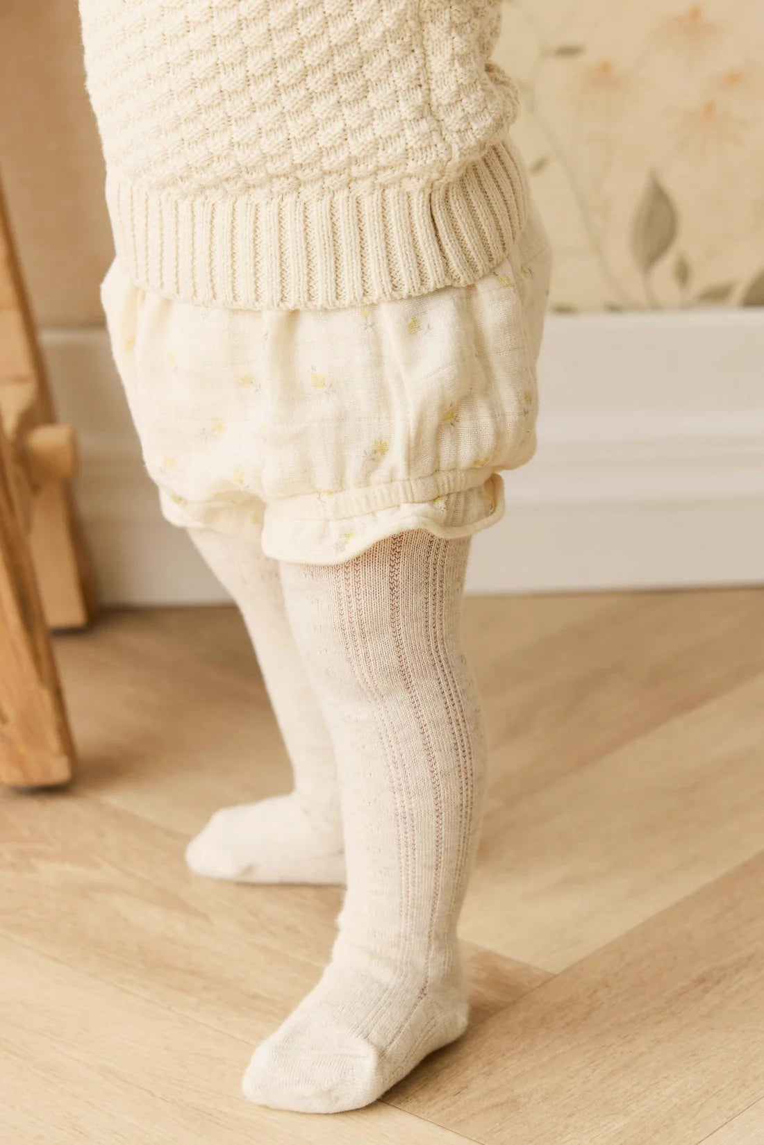 Jamie Kay / Organic Cotton Muslin Frill Bloomer - Vintage Ditsy