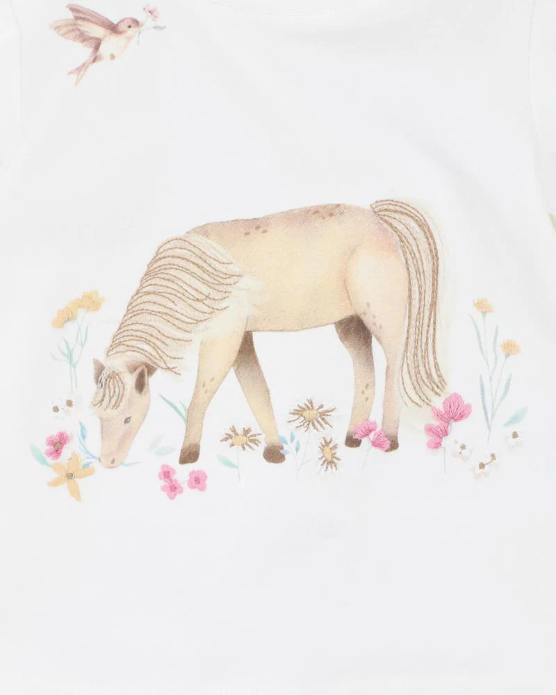 Bebe By Minihaha / Winnie Pony Organic LS Tee