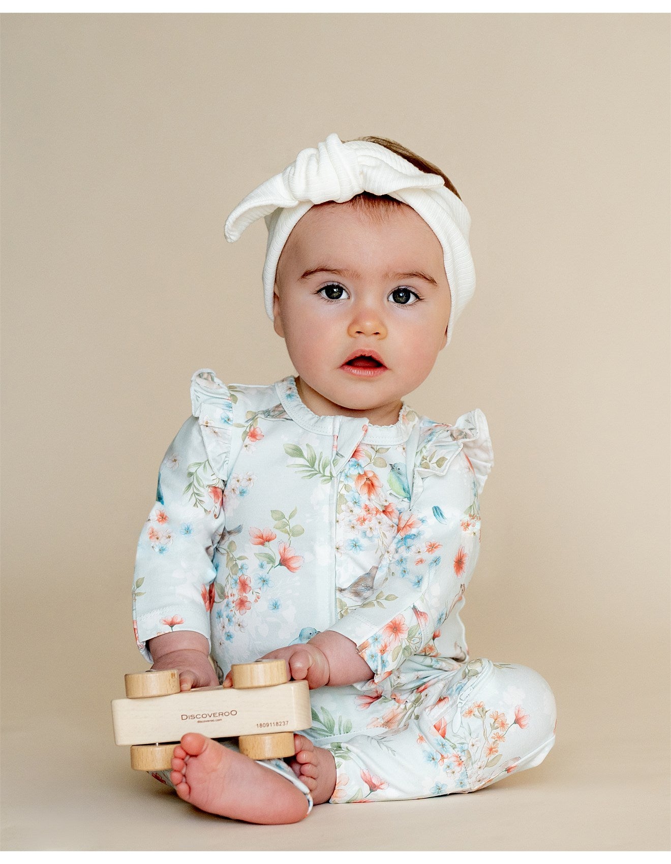 Bebe By Minihaha / Gemma Bird Organic LS Zipsuit