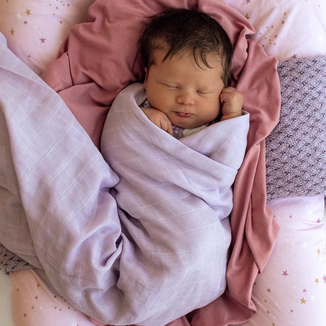 Snuggle Hunny / Muslin Wrap - Lavender