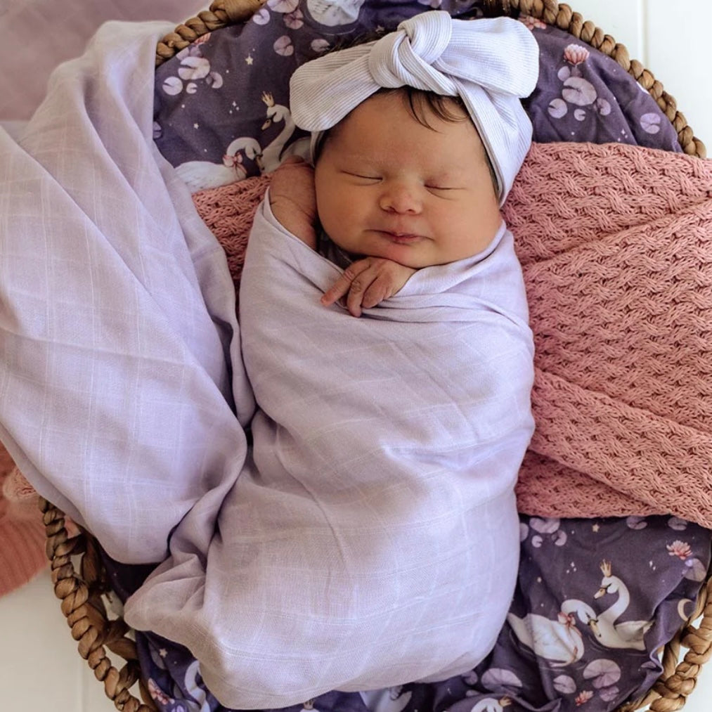 Snuggle Hunny / Muslin Wrap - Lavender