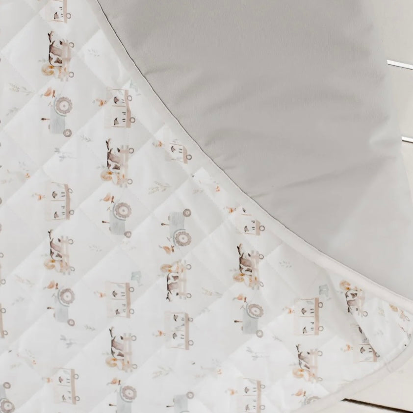 Bambella Designs / Waterproof Padded Play Mat - Oakwood Farm