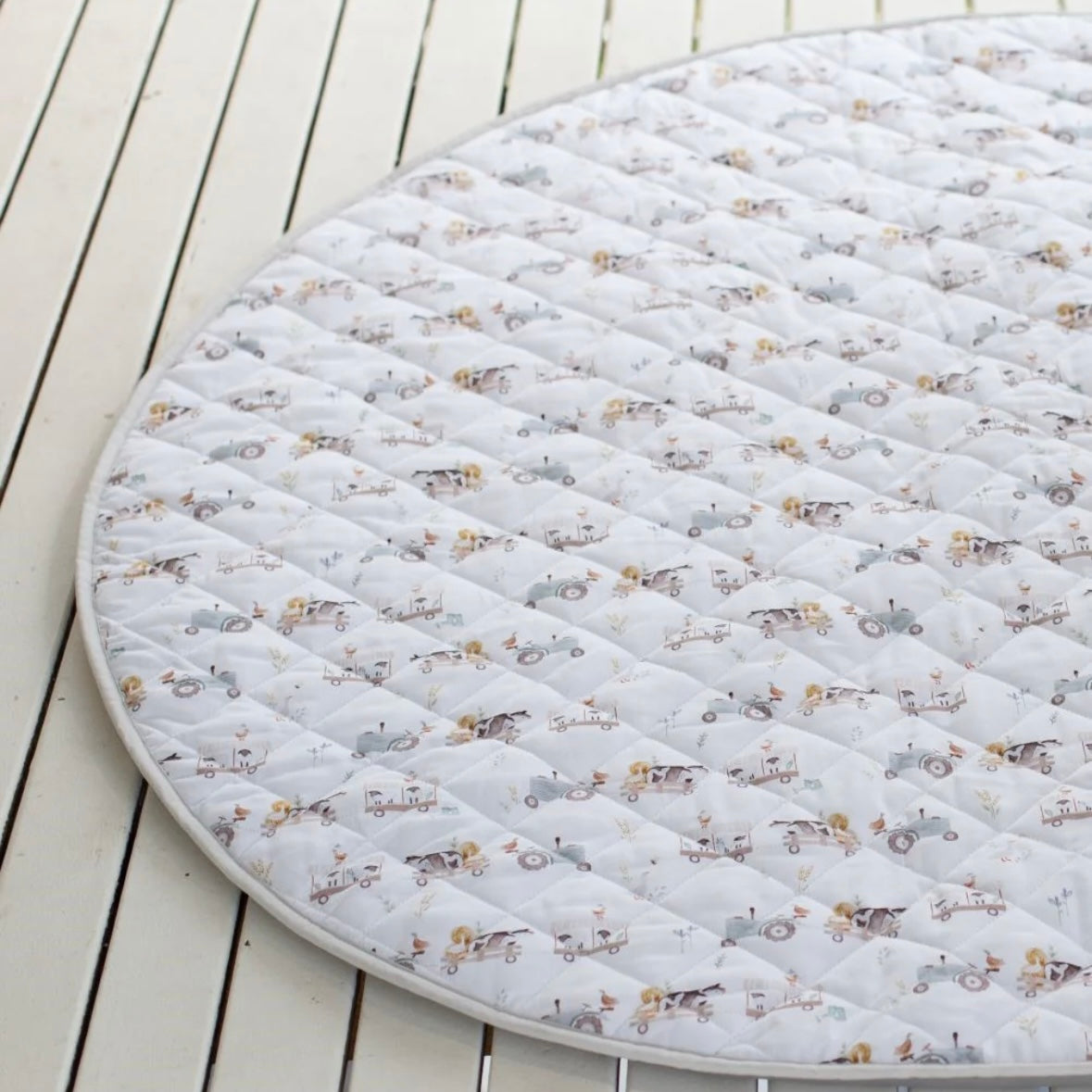 Bambella Designs / Waterproof Padded Play Mat - Oakwood Farm
