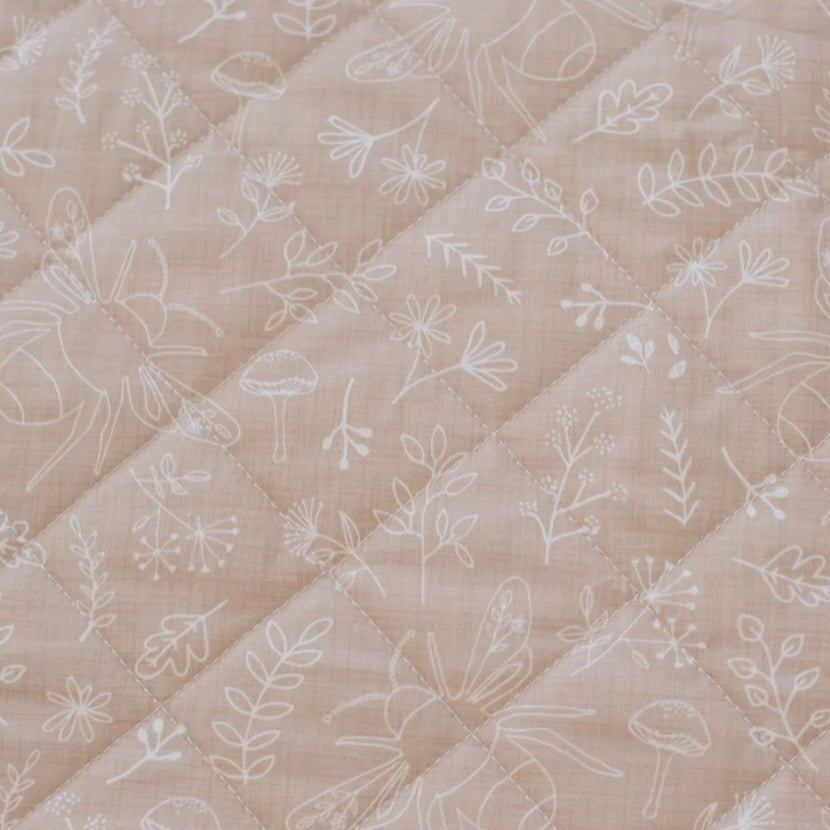 Bambella Designs / Waterproof Fitted Cot Sheet - Bee Kind