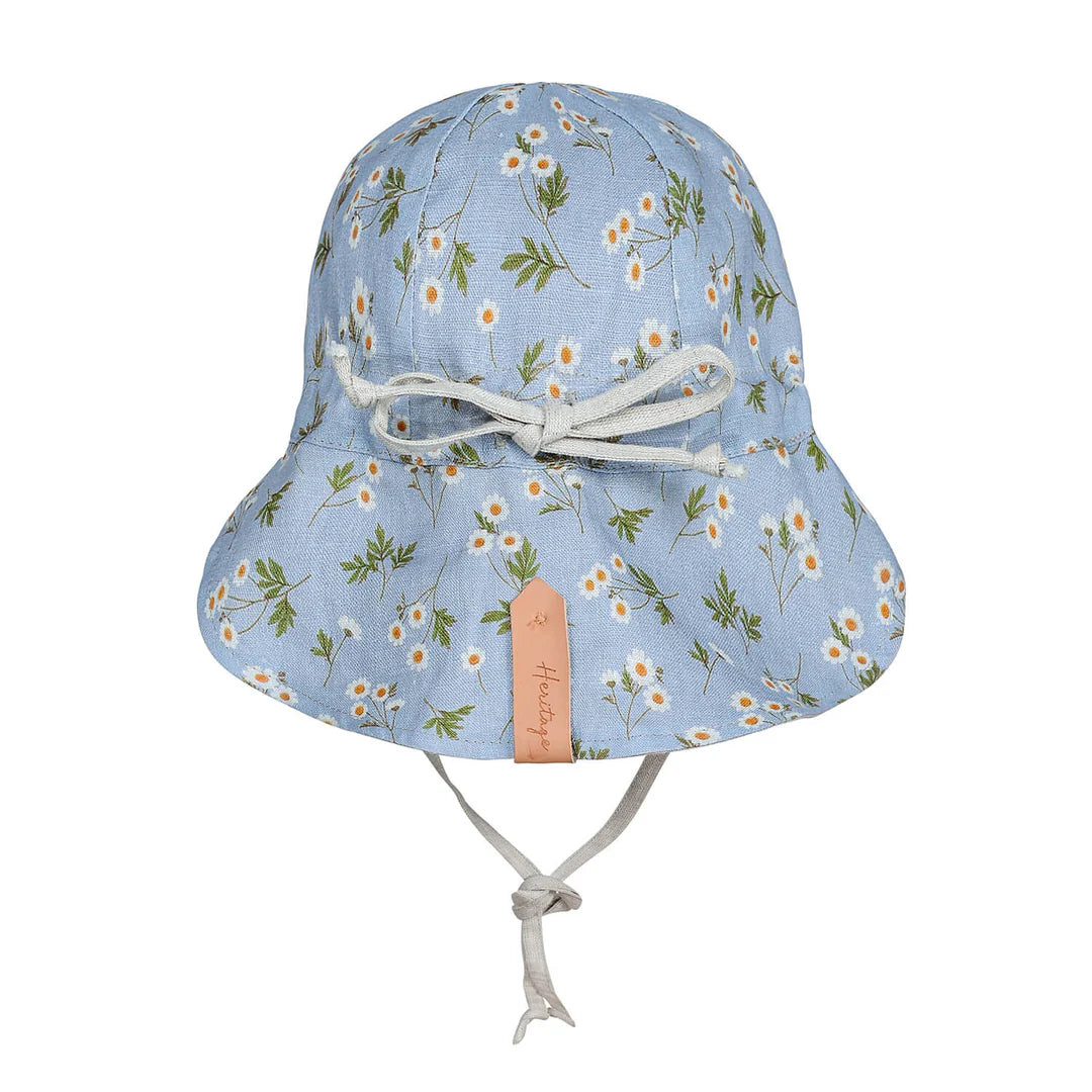 Bedhead Hats Heritage / Lounger Flap Sun Hat - Daisy