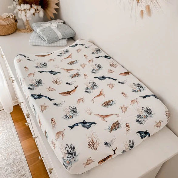 Snuggly Jacks / Ocean / Bassinet Sheet