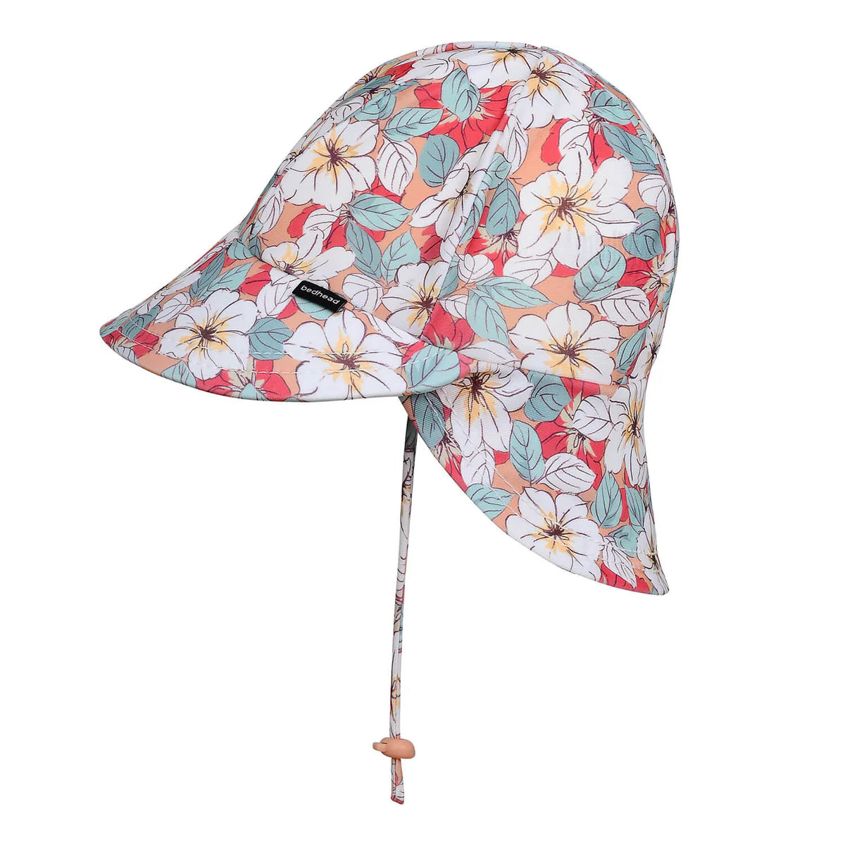 Bedhead Hats / Swim Legionnaire Flap Beach Hat - Hibiscus