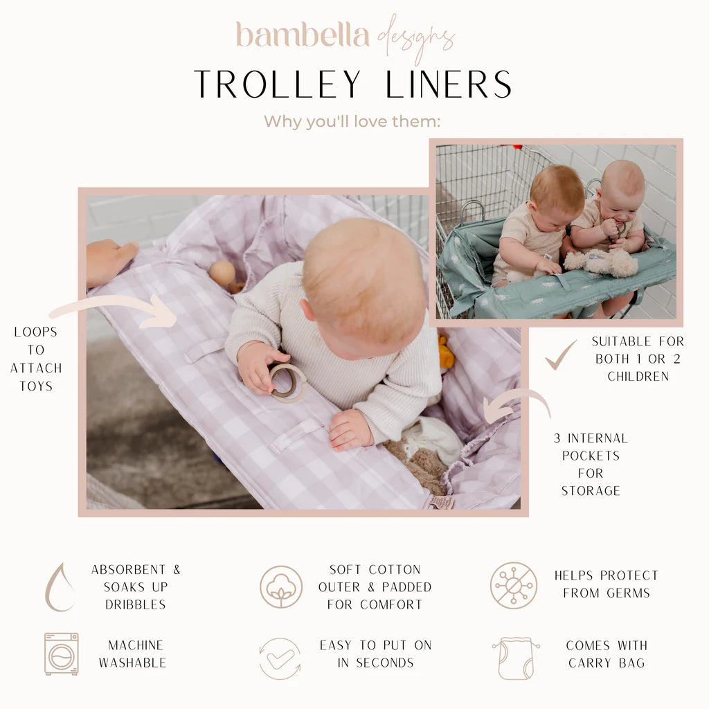 Bambella Designs / Double Trolley Liner / Sunny Days