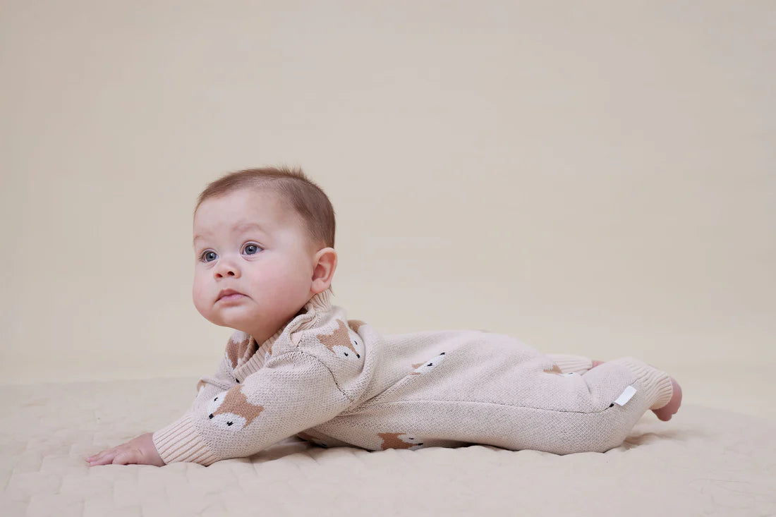 Aster & Oak / Fox Knit Romper