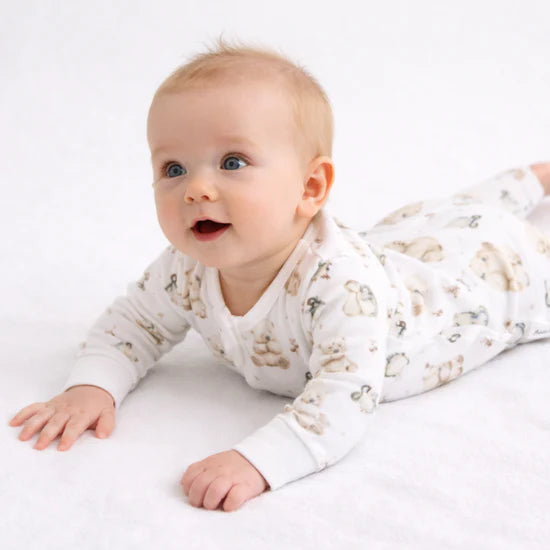 Aster & Oak / Polar Friends Zip Romper