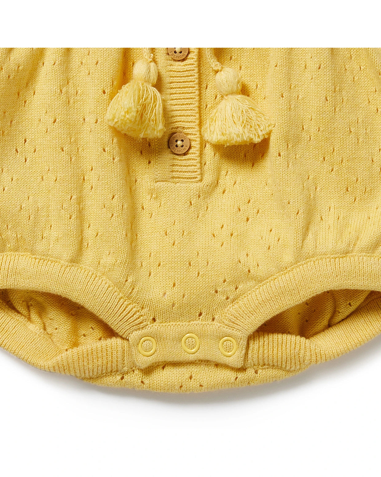 Wilson & Frenchy / Sunny Sorbet Organic Knitted Tie Bodysuit