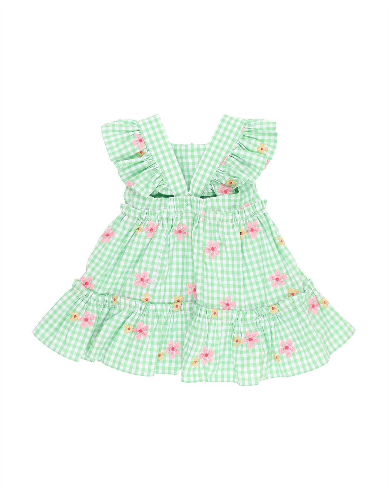 Fox & Finch / Grow Wild Embroidered Check Dress