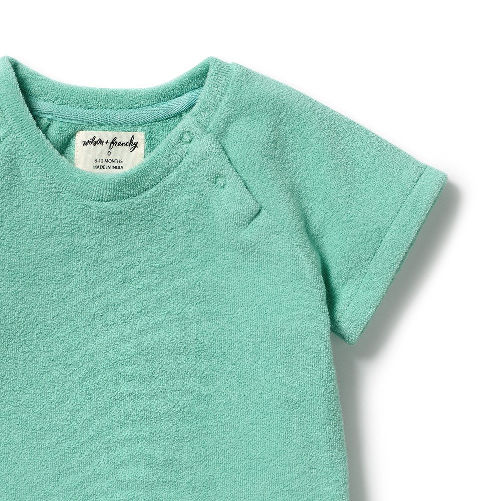 Wilson & Frenchy / Seafoam Organic Terry Tee