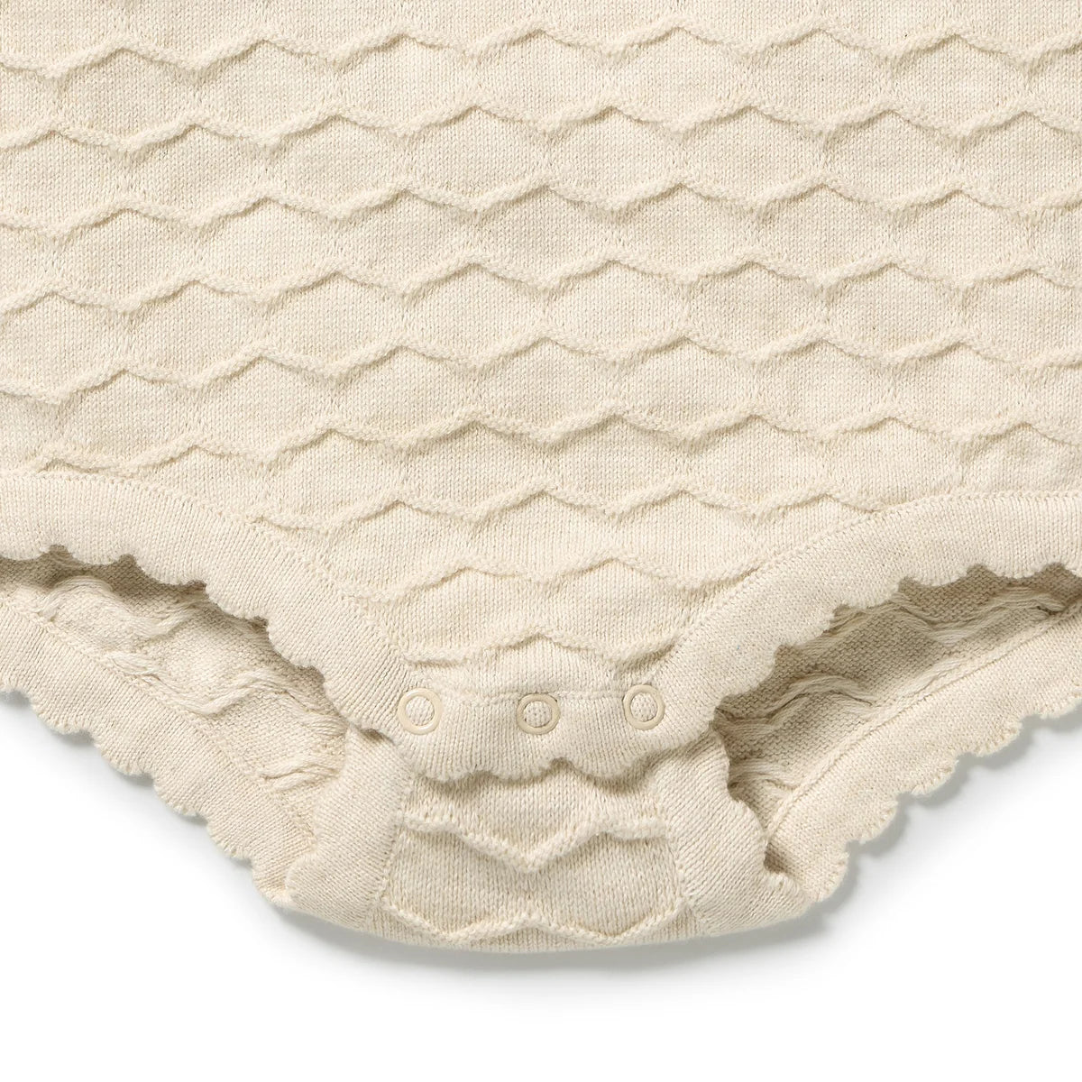 Wilson & Frenchy / Milk Cloud Organic Knitted Chevron Bodysuit
