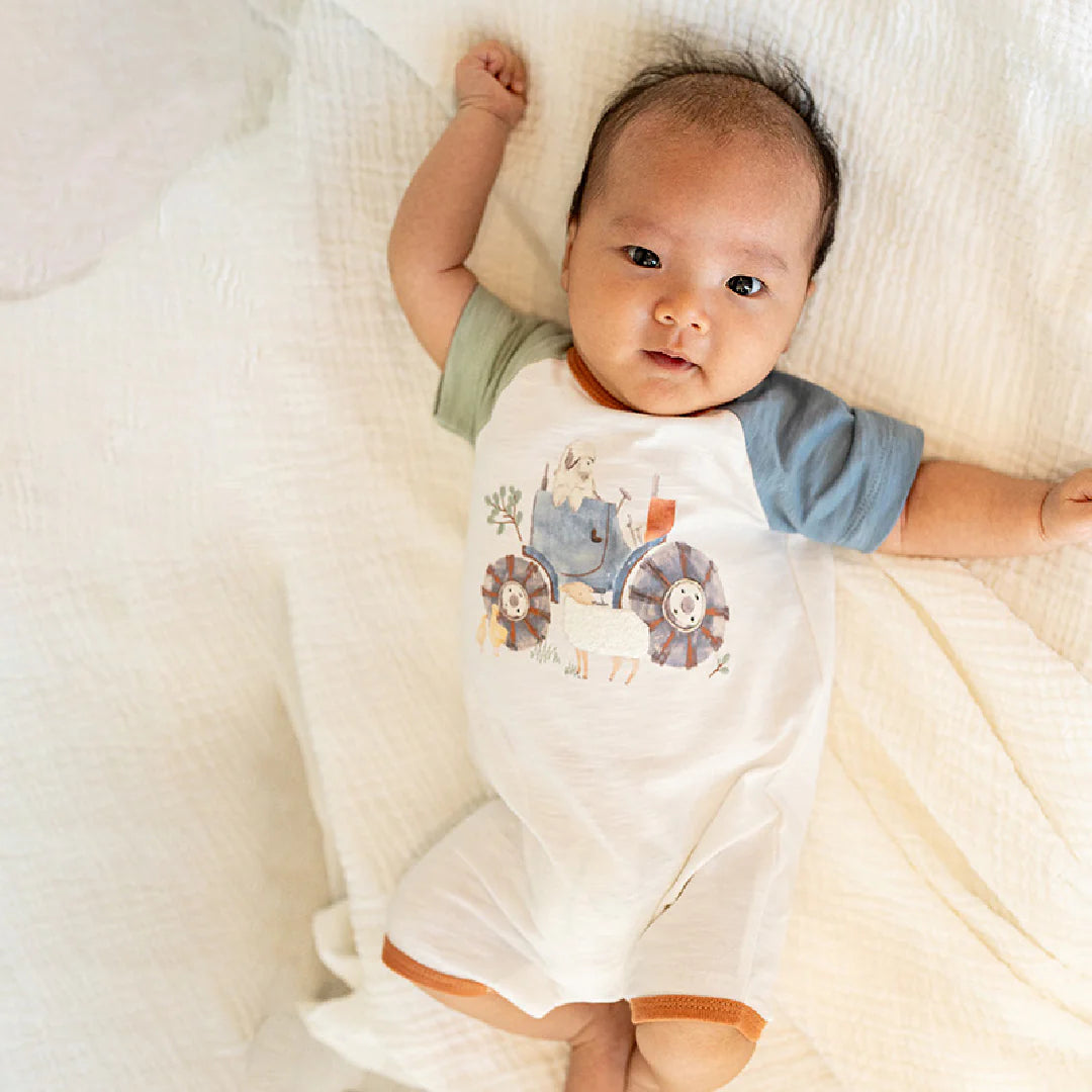 Bebe By Minihaha / Clayton Farm Scene SS Romper