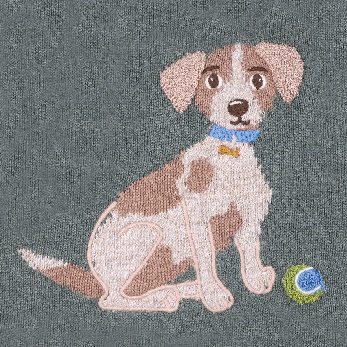 Bebe By Minihaha / Otto Proud Puppy Organic Knitted Jumper
