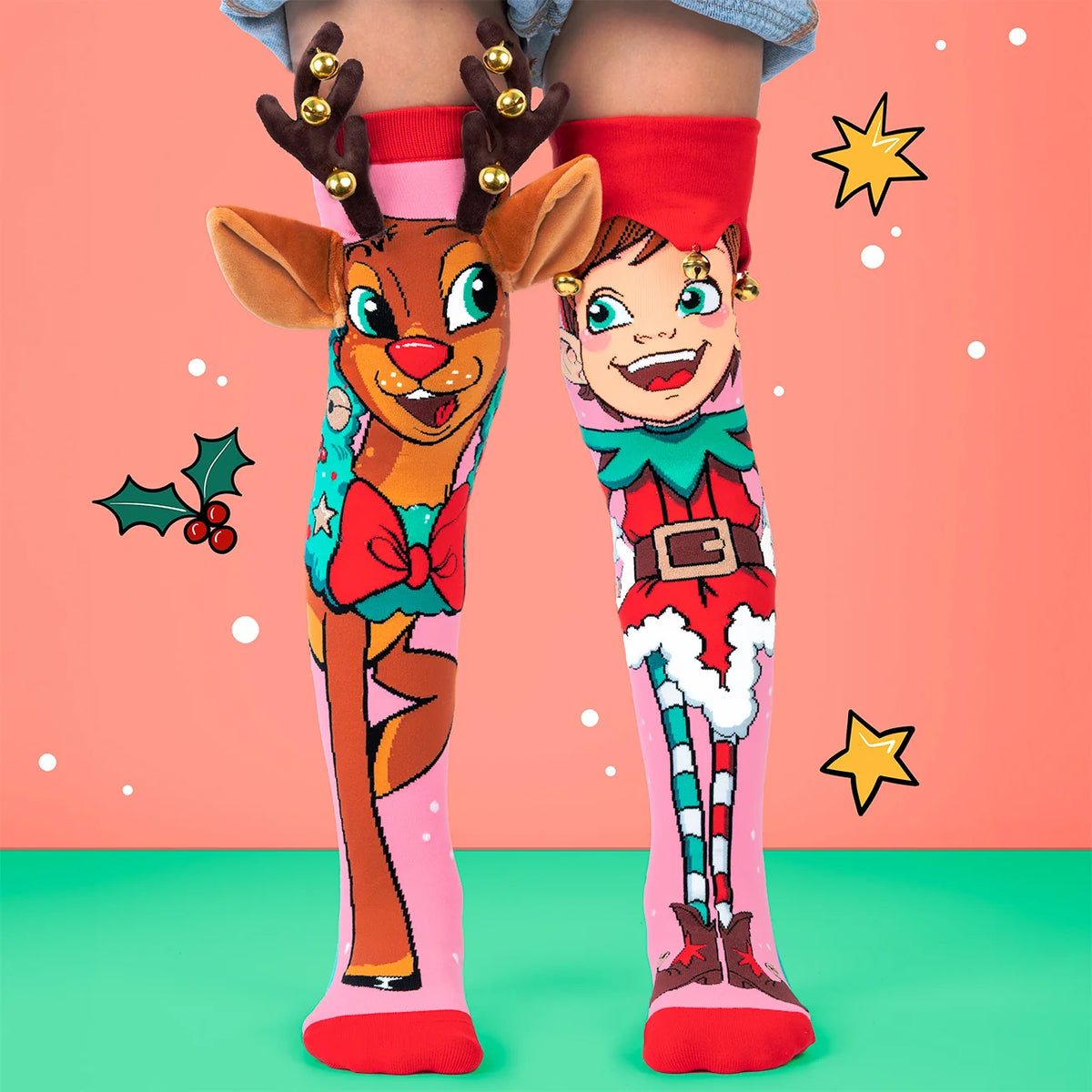 MADMIA / Reindeer and Elf Socks