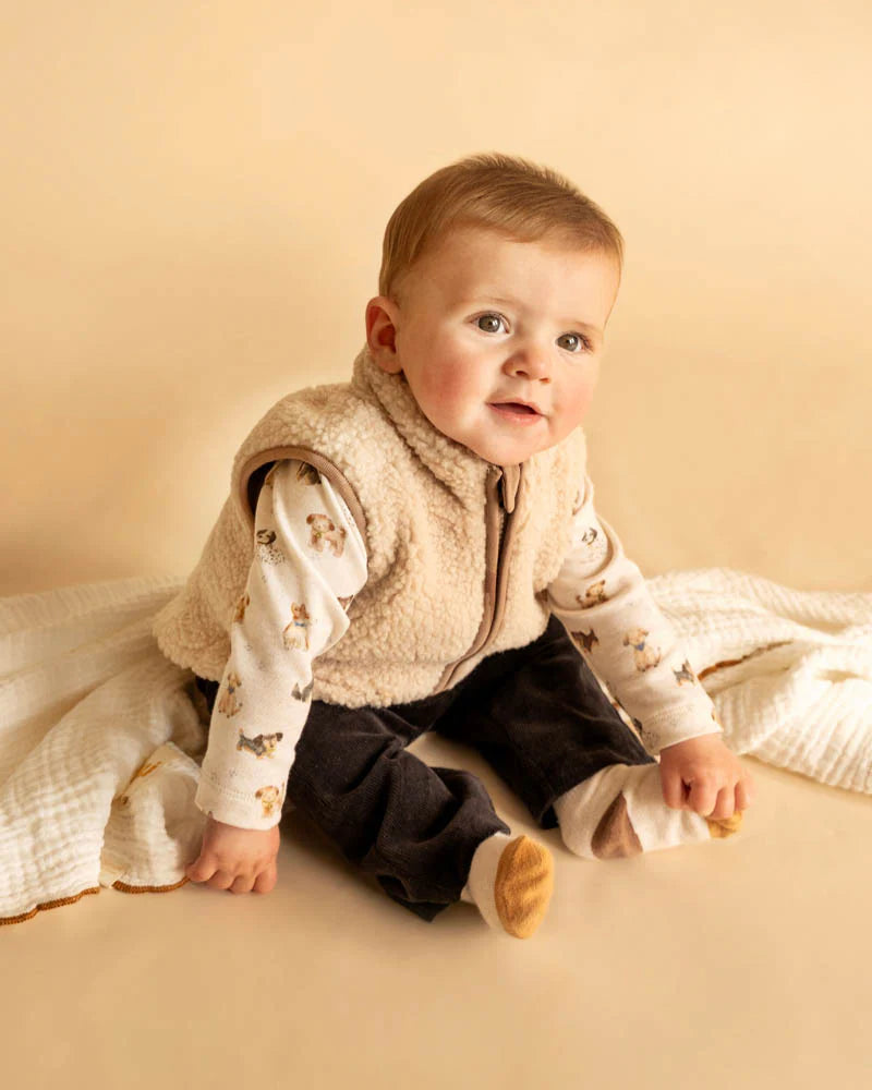 Bebe By Minihaha / Natural Sherpa Vest