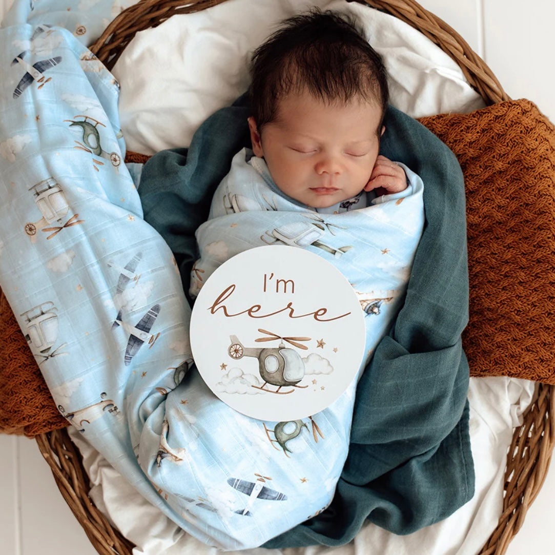 Snuggle Hunny / Muslin Wrap - Taking Flight