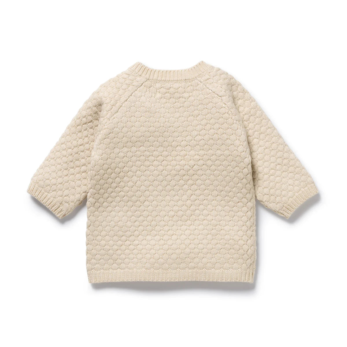 Wilson & Frenchy / Cream Organic Knitted Bubble Kimono Cardigan