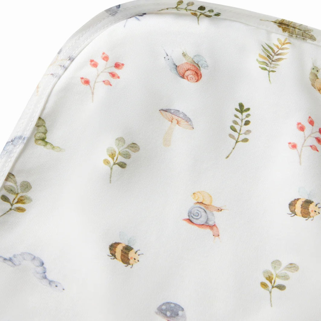 Snuggle Hunny / Jersey Wrap Set - Garden Friends