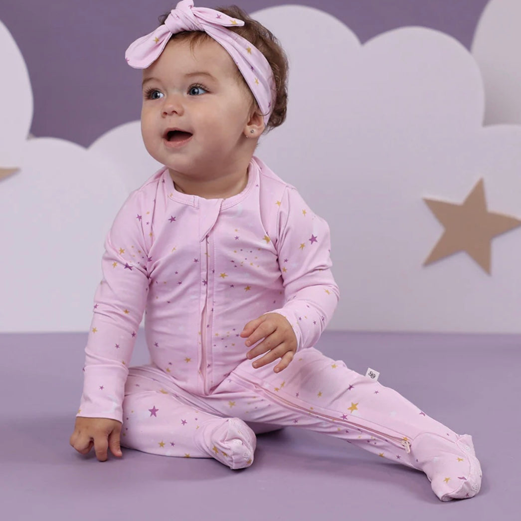 Snuggle Hunny / Snuggle Sleepsuit Zip Footie - Twinkle