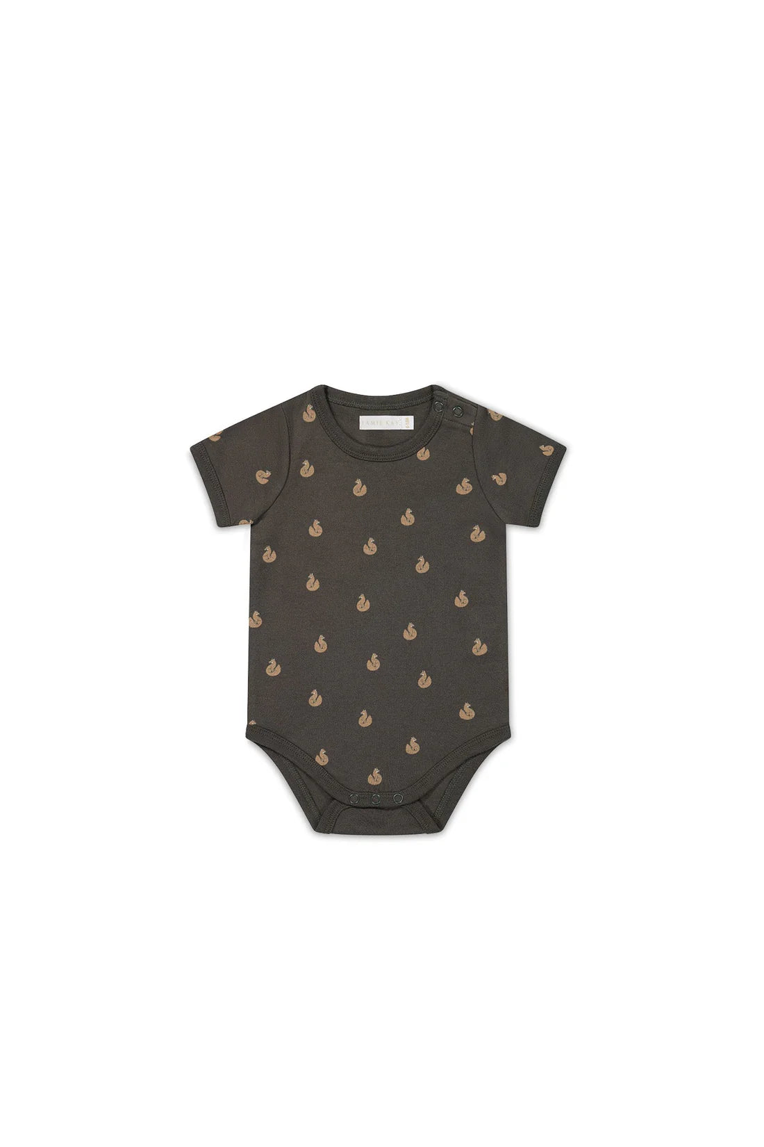 Jamie Kay / Hudson Short Sleeve Bodysuit - Fox Cubs Wolf