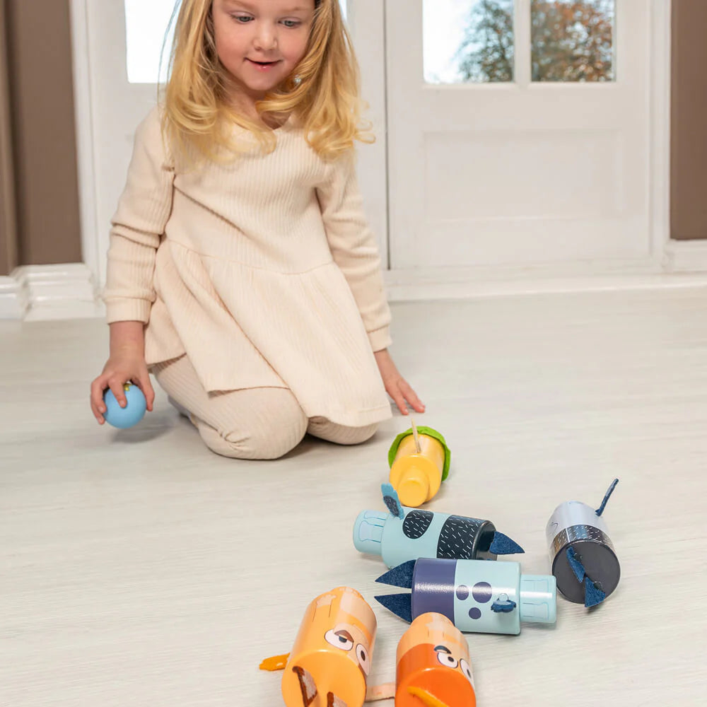 Bluey / Wooden Skittles